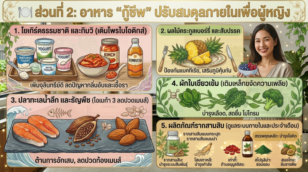 ส่วนที 2 อาหารกู้ชีพ ปรับสมดุลภายใน