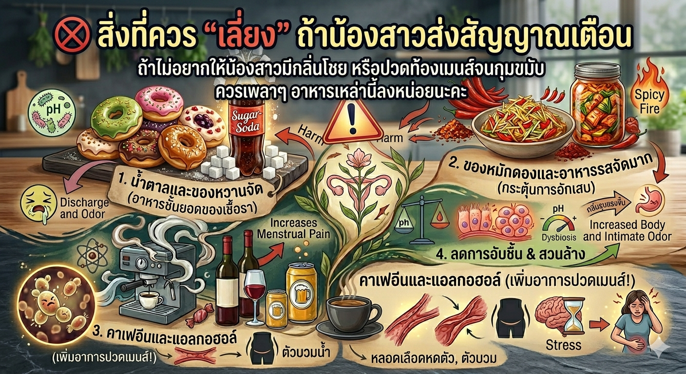 สิ่งที่ควรเลี่ยงถ้าน้องสาวส่งสัญญาณเตือน