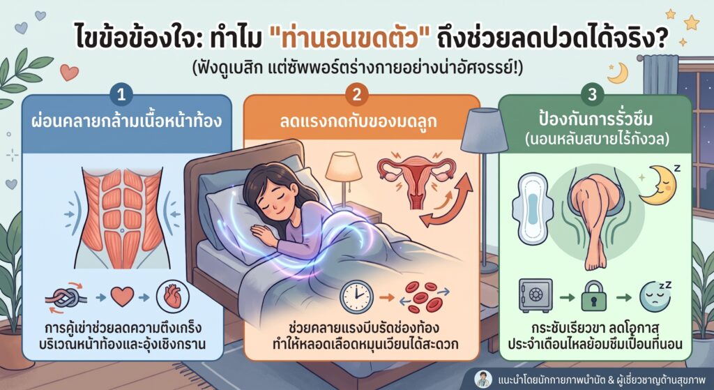 1 ท่านอนสยบปวด