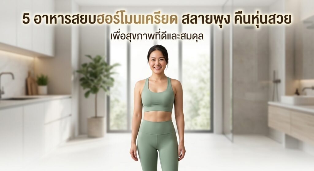 5 อาหารสยบฮอร์โมนเครียด สลายพุง คืนหุ่นสวย